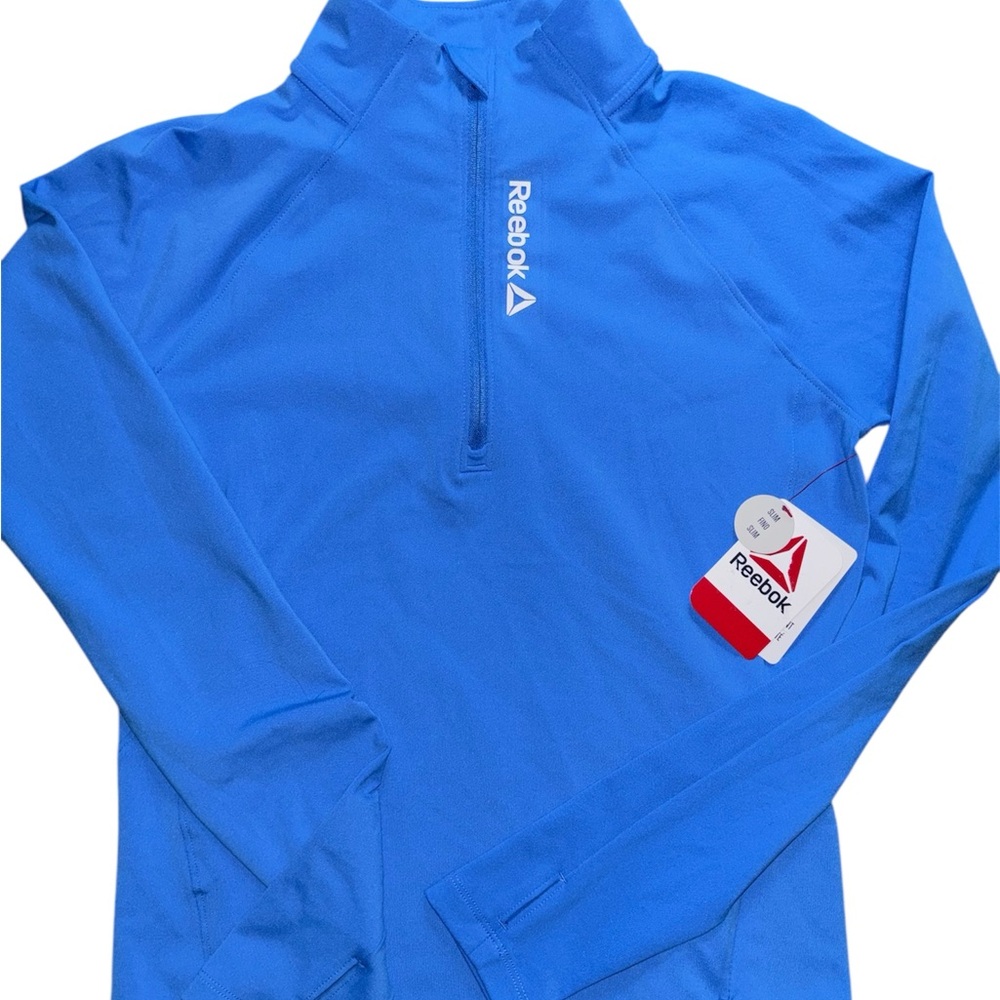 Reebok Vibrant Blue Athletic Pullover